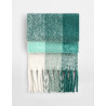 MOD. B494R:Green Check, 100% polyester, 223 x 33 cm